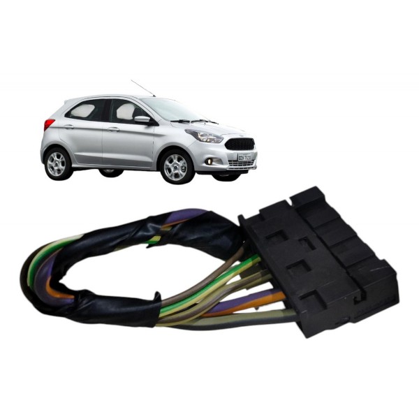 Plug Conector Chicote 5 Fios Comando Ar Ford Ka 2018 2019