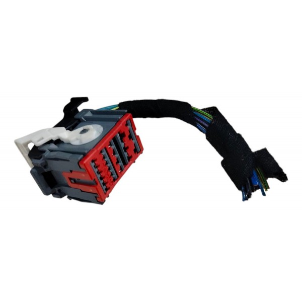 Plug Conector Cinza 12 Fios Modulo Bcm Ford Ka 2018 2019