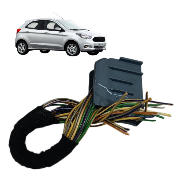 Plug Conector Cinza 22 Fios Modulo Bcm Ford Ka 2018 2019
