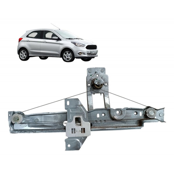 Maquina Vidro Manual Ford Ka 2018 2019 2020 Traseira Direita