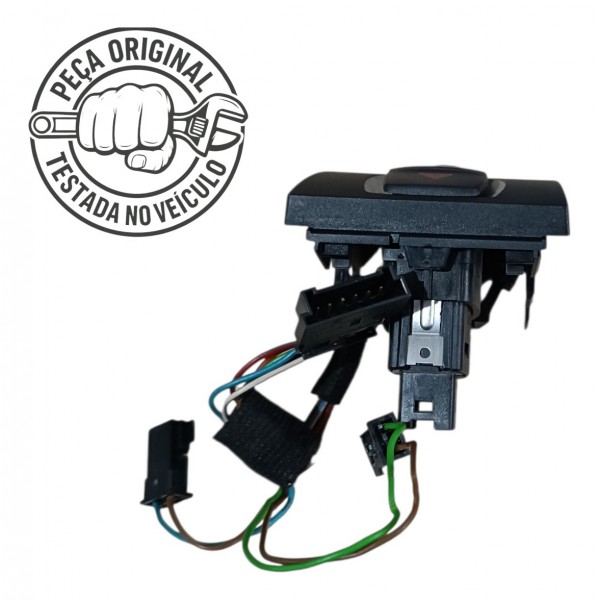 Botão Pisca Alerta Segurança Bmw 320i 328i 2013 2014 2015 Preto