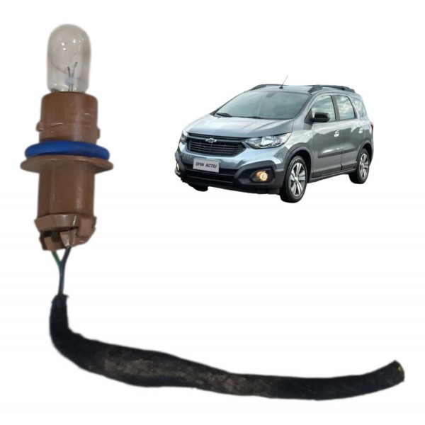 Soquete Lampada Pingo Luz Placa Gm Spin Sonic Tracker Orig