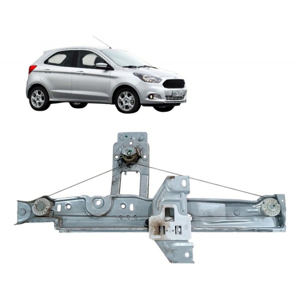 Maquina Vidro Manual Ford Ka 2018 2019 Traseira Esquerda