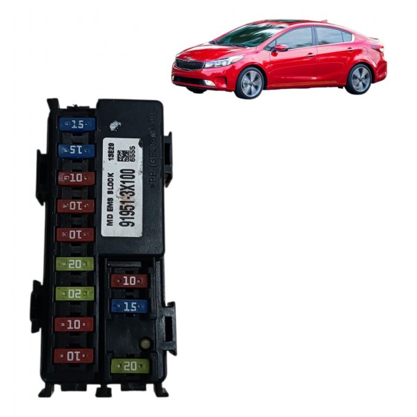 Caixa Fusível Relé Auxiliar Externo Kia Cerato 2017 2018