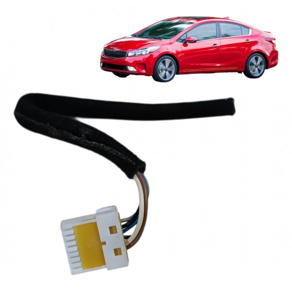 Plug Conector Botão Vidro Kia Cerato 2017 Dianteiro Direito