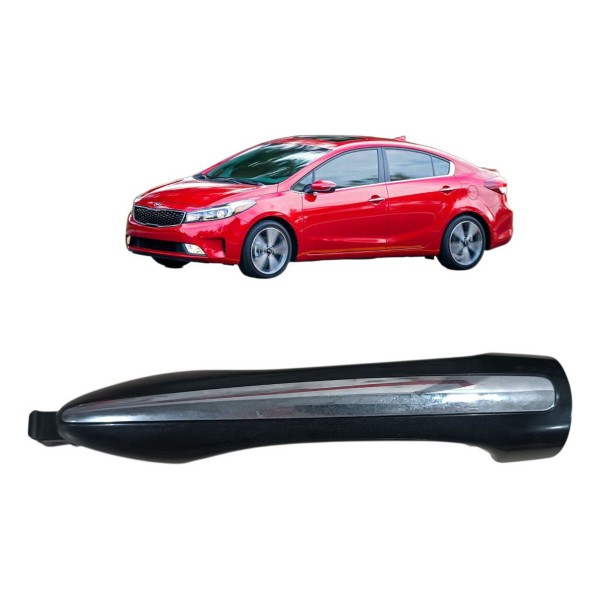 Maçaneta Externa Kia Cerato 2014 2015 2016 Dianteira Direita Preto Dianteira