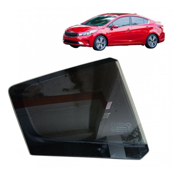 Vidro Fixo Porta Traseira Direita Kia Cerato 2014 2015 2016