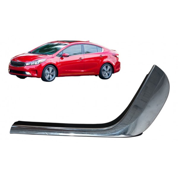 Moldura Cromada Porta Kia Cerato 2014 2015 Traseira Esquerda