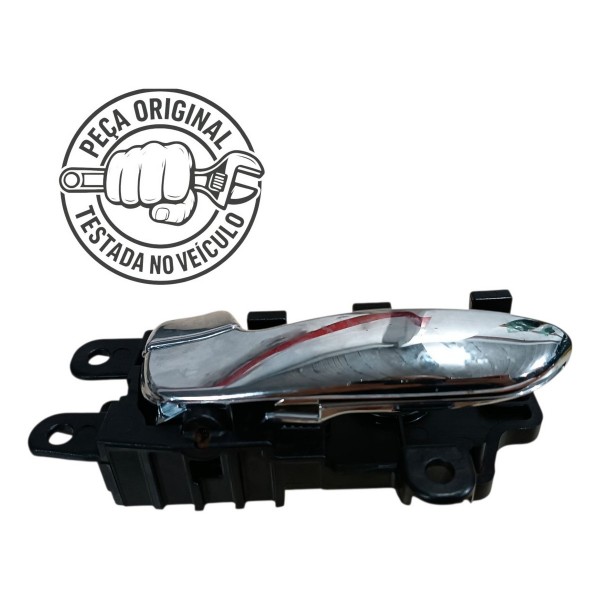 Maçaneta Interna Cromada Kia Cerato 2014 2015 2016 Esquerda Cromada Dianteira/traseira