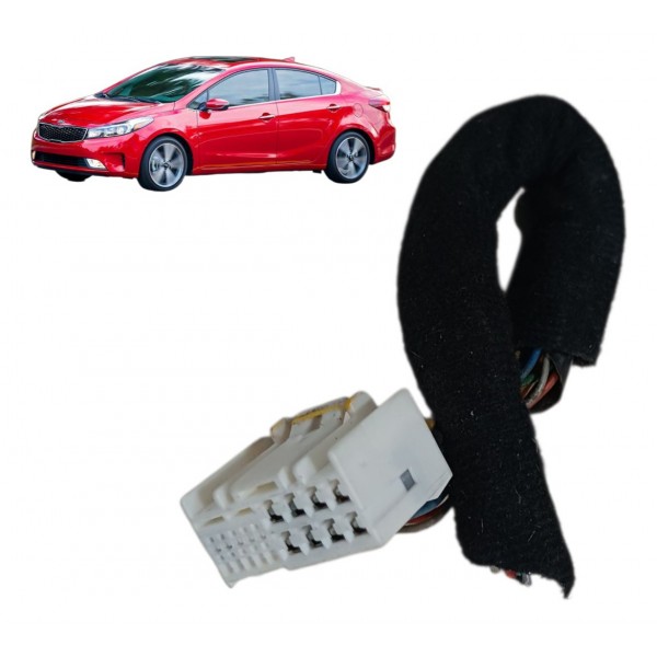 Plug Conector Chicote Radio Original Kia Cerato 2014 2015