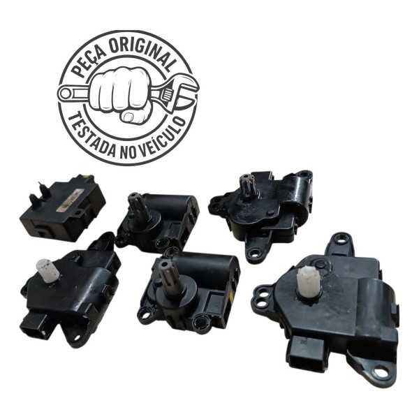 Jogo Kit 6 Atuador Caixa Ar Condicionado Kia Cerato 2015 Preto