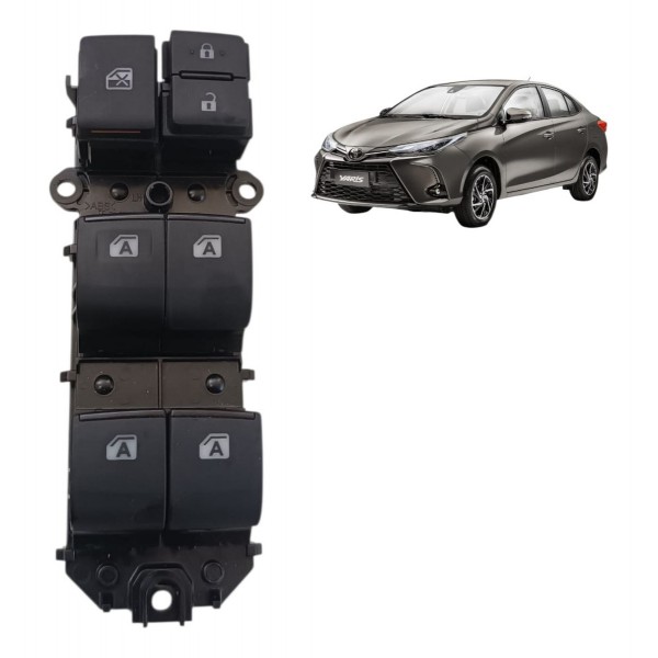 Botão Comando Vidro Diant. Esquerdo Toyota Yaris 2018 A 2024
