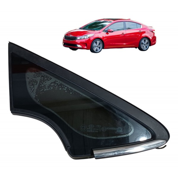 Vidro Fixo Porta Dianteira Direita Kia Cerato 2014 2015 2016