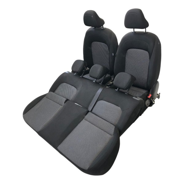 Jogo Banco Tecido Fiat Pulse 2022 2023 2024 Preto Completo Preto