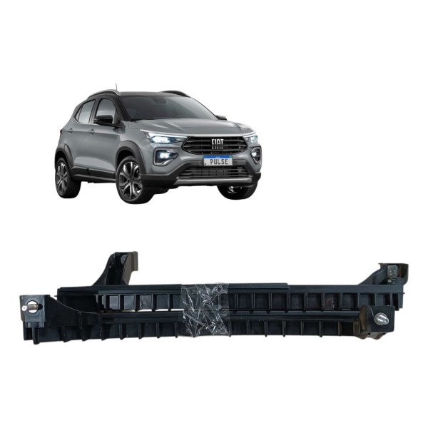 Par Guia Trilho Vidro Porta Pulse 2024 Traseiro Esquerdo Preto