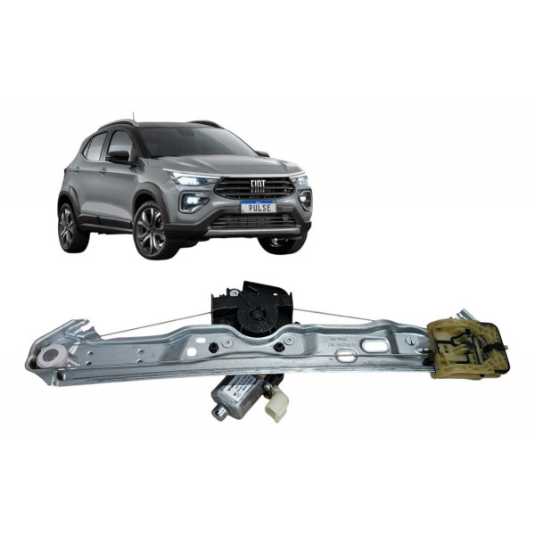 Maquina Vidro Fiat Pulse 2022 2023 2024 Traseira Esquerda
