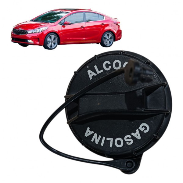 Tampa Bocal Tanque Combustível Kia Cerato 2014 2015 2016 Preto