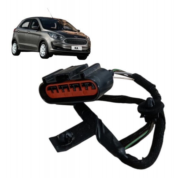 Plug Conector Fechadura Ford Ka 2020 2021 Dianteira Direita