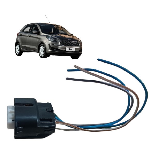 Plug Conector Chicote Sensor Map Ford Ka 1.0 3cc 2020 2021