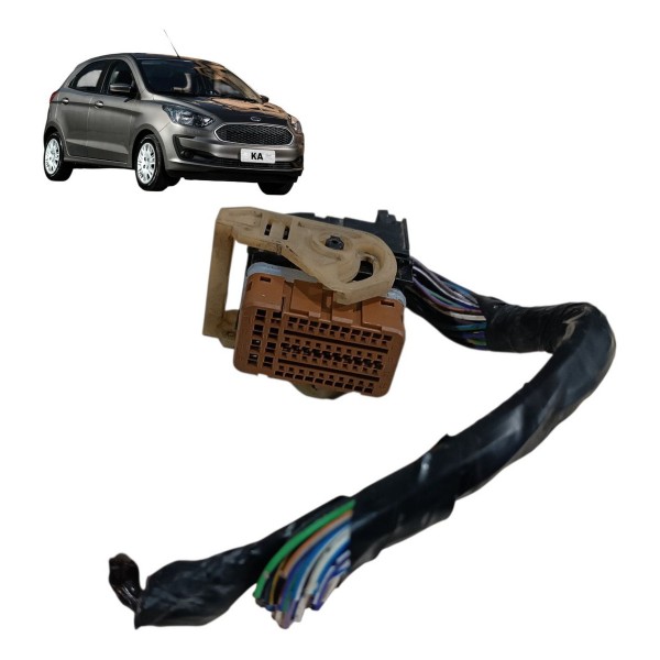 Plug Conector Marrom Módulo Injeção Ford Ka 1.0 2021 2020