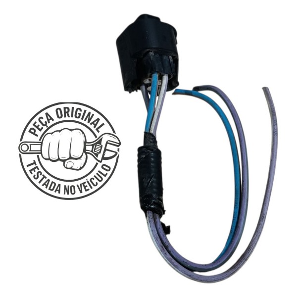 Plug Conector 3 Fios Modulo Relé Ventoinha Ford Ka 2020 2021