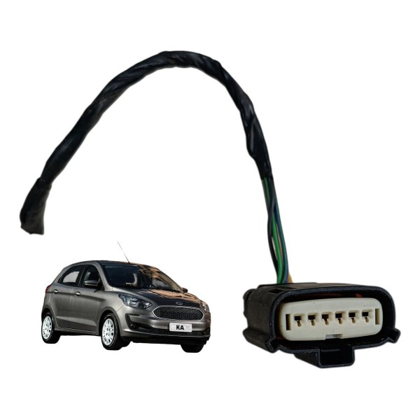 Plug Conector Chicote Lanterna Traseira Ford Ka 2019 2021