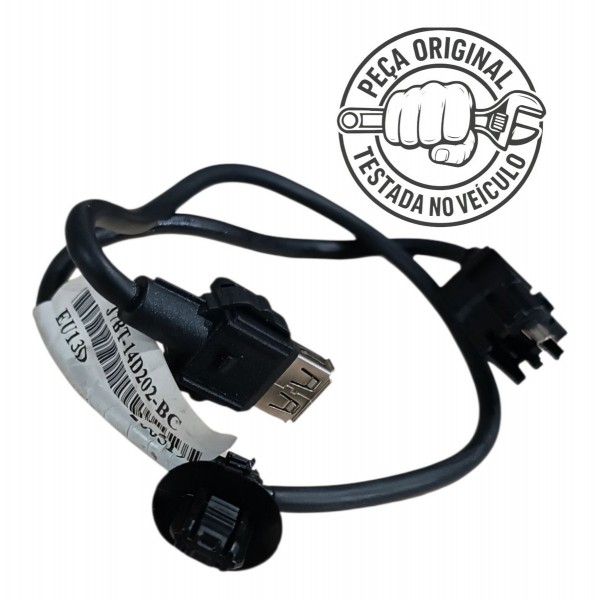 Cabo Usb Porta Treco Painel Ford Ka 2015 2016 2017 18 19 20