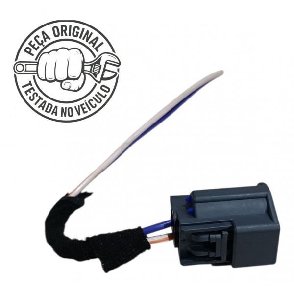 Plug Conector 2 Fios Maquina Vidro Ford Ka Dianteiro Direito