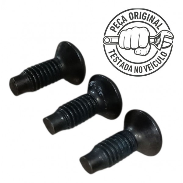 Jogo 3 Parafusos Fixação Fechadura Porta Ford Ka 2020 2021
