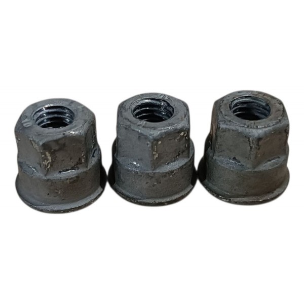 Jogo 3 Porcas Coxim Amortecedor Dianteiro Ford Ka 2020 2021