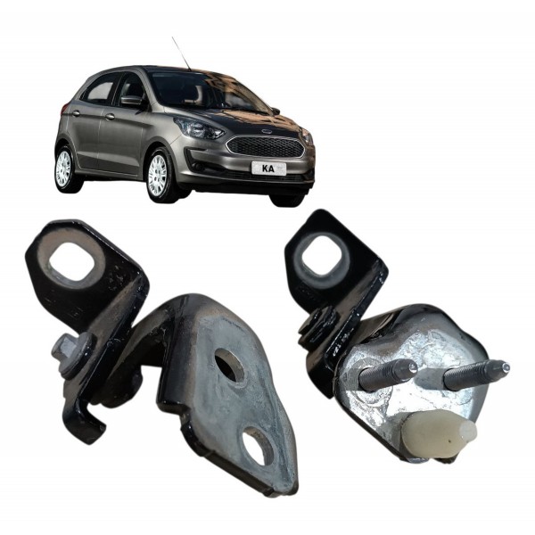 Par Dobradiça Porta Ford Ka 2019 2020 2021 Traseira Direita