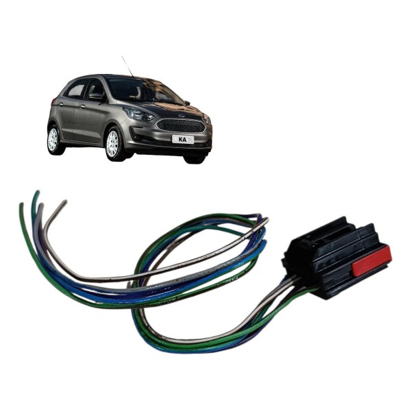 Plug Conector Motor Atuador Ar Ford Ka 2021 Av1119e616fa