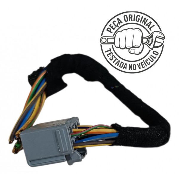 Plug Conector Cinza Botão Vidro Esquerdo Ford Ka 2021 2022