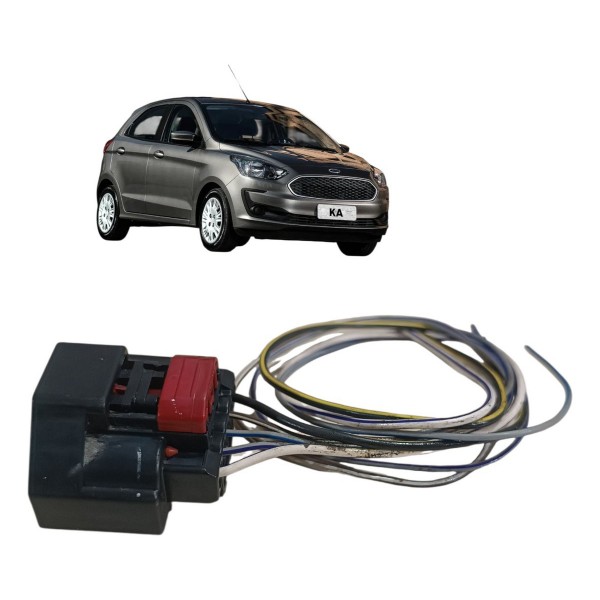 Plug Conector 5 Fios Motor Limpador Parabrisa Ford Ka 2021