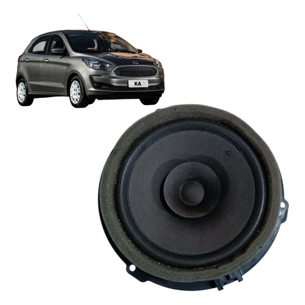 Auto Falante Porta Dianteira Ford Ka 2018 2019 2020 2021 Preto