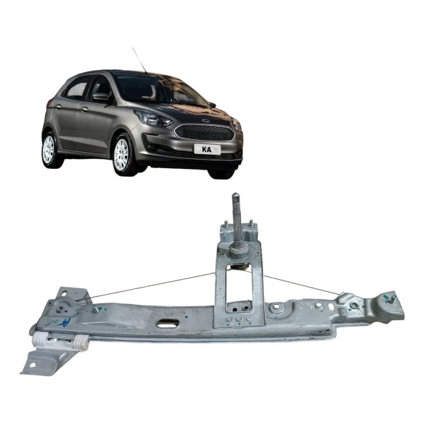 Maquina Vidro Manual Ford Ka Hatch 2021 Traseira Esquerda