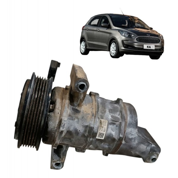 Compressor Ar Condicionado Novo Ford Ka 1.0 3cc E3b11d629bb