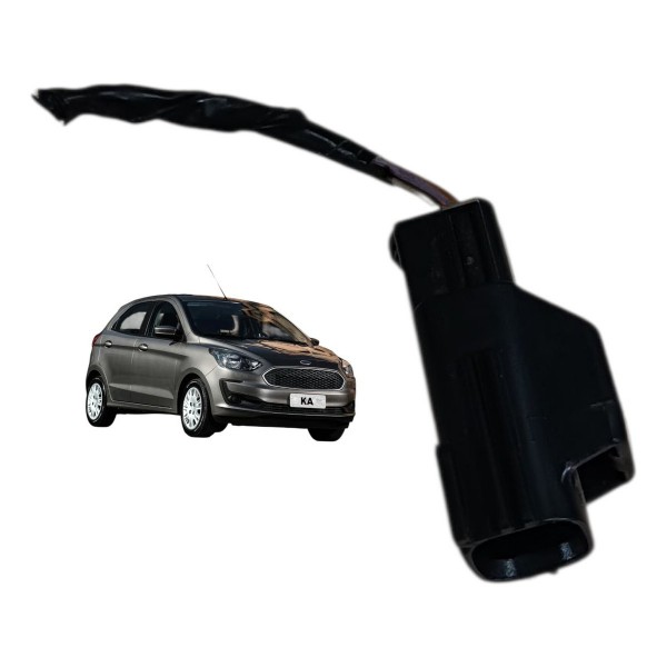 Plug Conector 2 Fios Sensor Detonação Ford Ka 1.0 3cc 2021