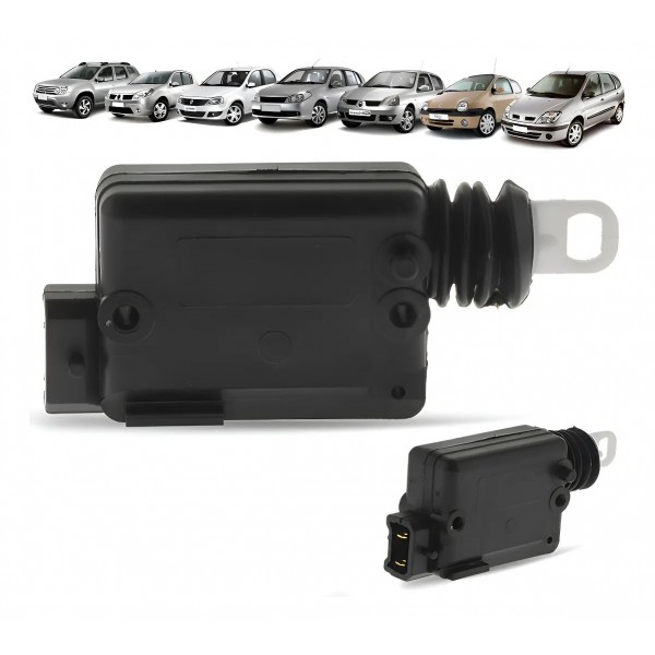 Atuador Trava Elétrica Porta Malas Tampa Traseira Renault