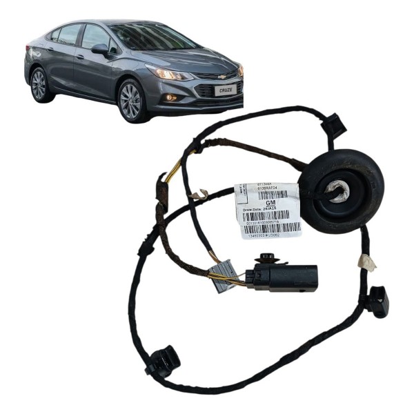 Chicote Parachoque Traseiro Gm Cruze Sedan 2017 2018 2019
