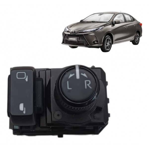 Botão Comando Regulagem Retrovisor Toyota Yaris 2019 A 2025