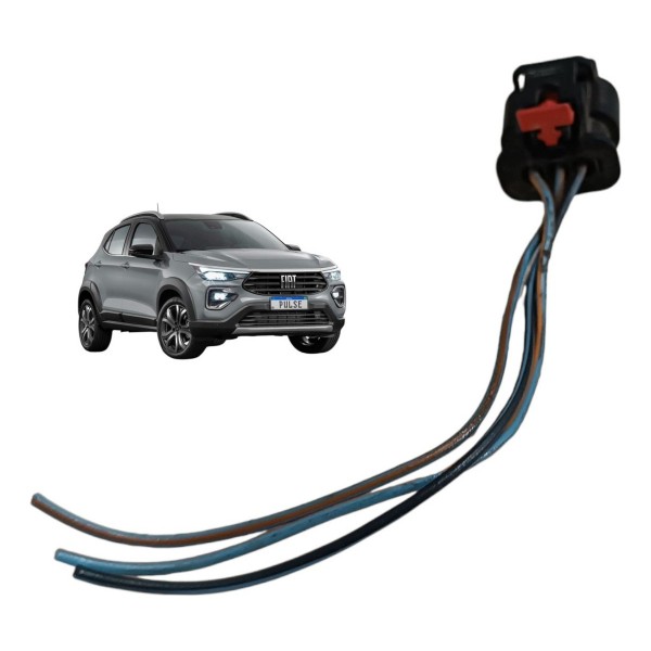 Plug Conector 3 Fios Sensor Pressostato Fiat Pulse Toro 2024