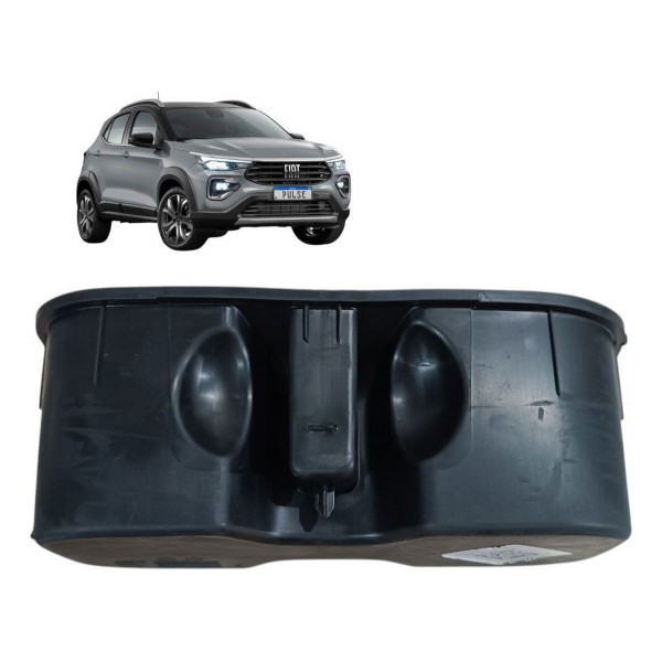 Porta Copos Console Central Fiat Pulse 2021 2022 2023 2024 Preto