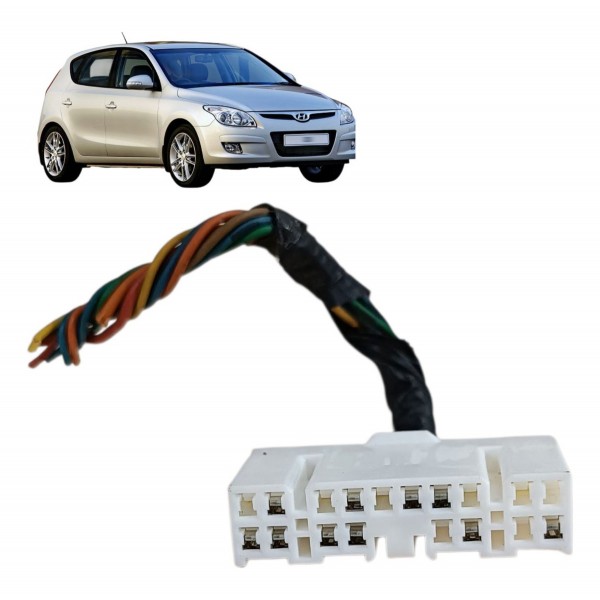 Plug Conector Chicote 10 Fios Modulo Bsi I30 2009 A 2012