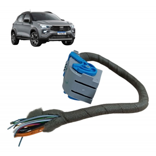 Plug Conector Cinza 21 Fios Módulo Ar Cond Fiat Pulse 2024
