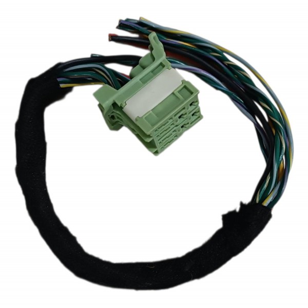 Plug Conector Verde 10 Fios Modulo Multimídia Fiat Pulse