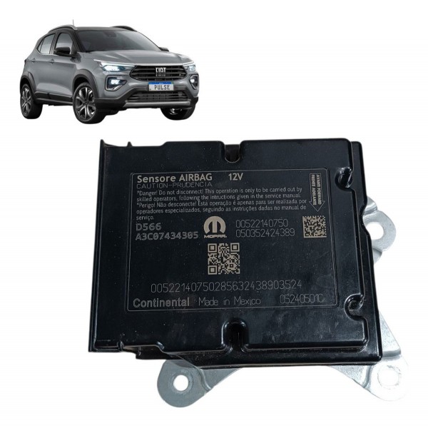 Módulo Central Airbag Pulse 2023 2024 00522140750 Acionado