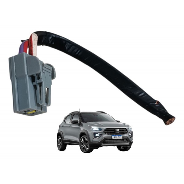 Plug Conector Cinza 2 Fios Modulo Bcm Fiat Pulse 2023 2024
