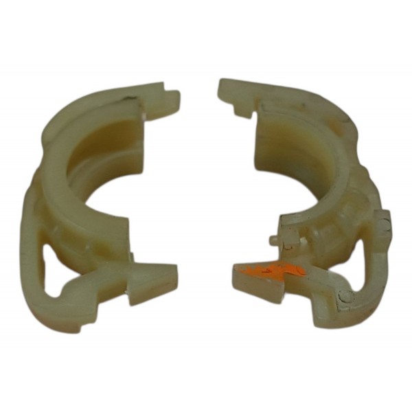 Par Trava Fixação Cano Radiador Ar Quente Fiat Pulse 2024 Branco