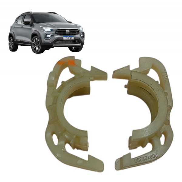 Par Trava Fixação Cano Radiador Ar Quente Fiat Pulse 2024 Branco